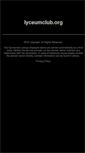 Mobile Screenshot of lyceumclub.org